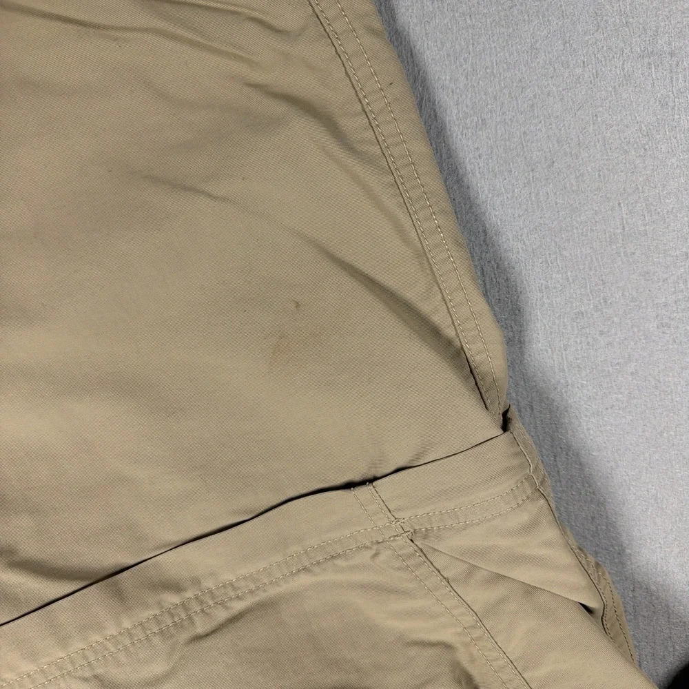 The North Face Convertible Hiking Pants Men 38 Regular Khaki‎ Zip Off Outdoor